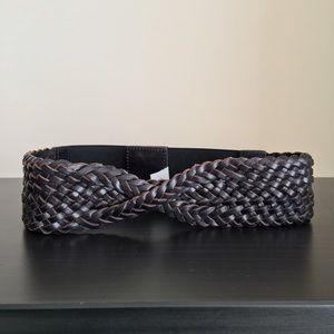 Brand New natural leather brown waistline belt